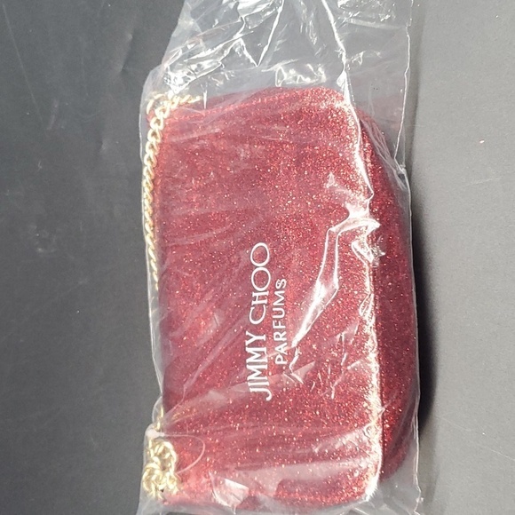 NEW Jimmy Choo Parfums 7.5 X 5 X 2" Beauty Handbag Crossbody - Picture 3 of 14